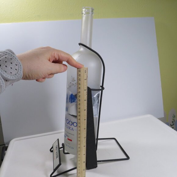 Grey Goose Vodka 1.75 Liter Bottle + Rare Display Stand Dispenser - Picture 14 of 15